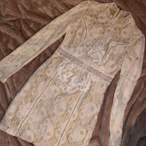 Lace White Dress